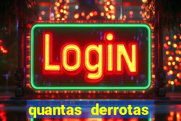 quantas derrotas teve o flamengo em 2019